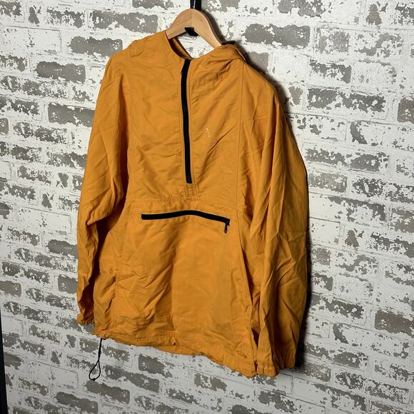 Vintage L.L. Bean Anorak 1/2 Zip Jacket Size X-Large Yellow - Picture 3 of 6